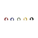 Алюмінієва клипса для боудена Yellow
